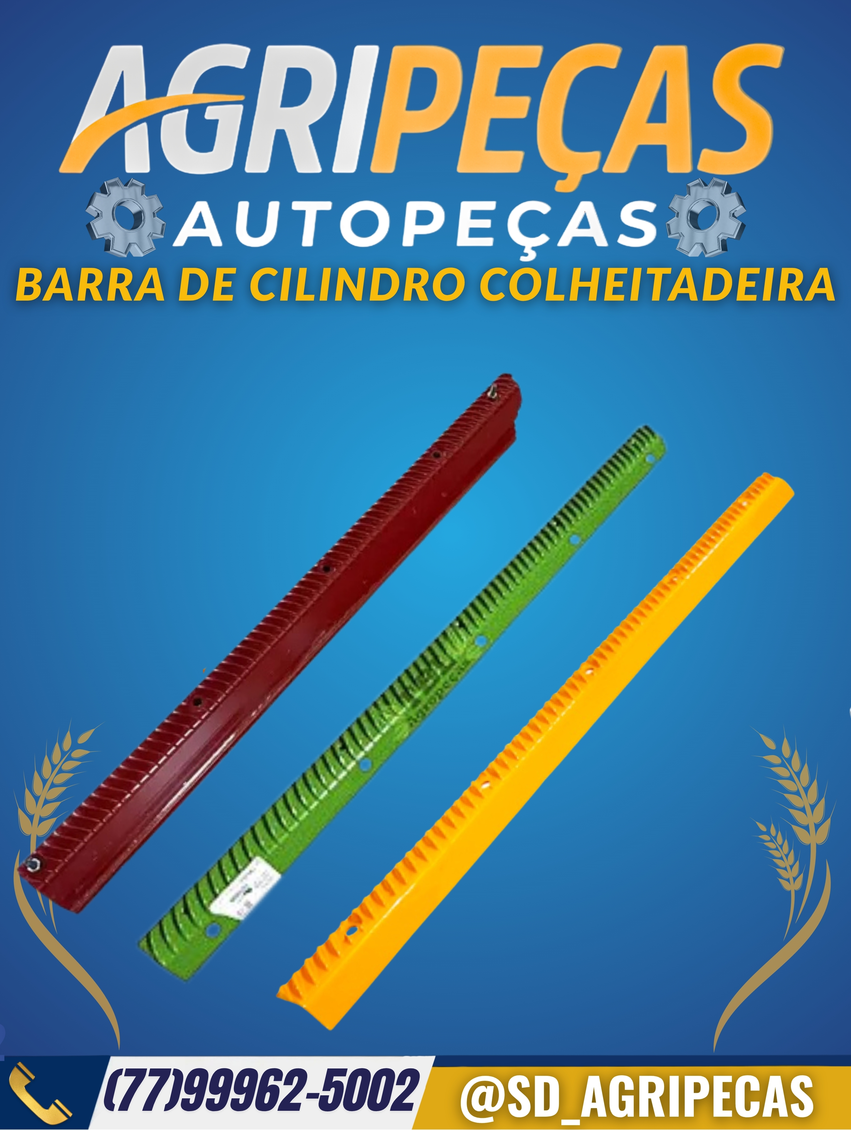 BARRA DE CILINDRO COLHEITADEIRA